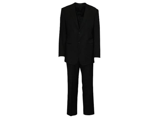 Autre Marque Contemporary Designer Black Suit Wool  ref.1284707