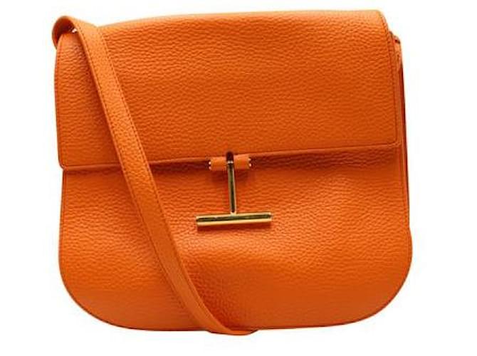 Tom Ford Tara Crossbody Bag in Mandarin Orange  ref.1284729