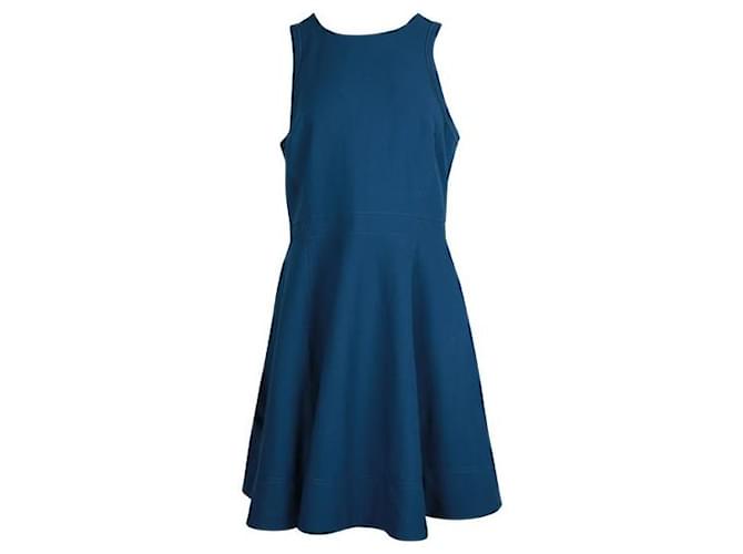 Autre Marque Cinq Ã Sept Dark Blue A-Line Dress Polyester Viscose Elastane  ref.1284906