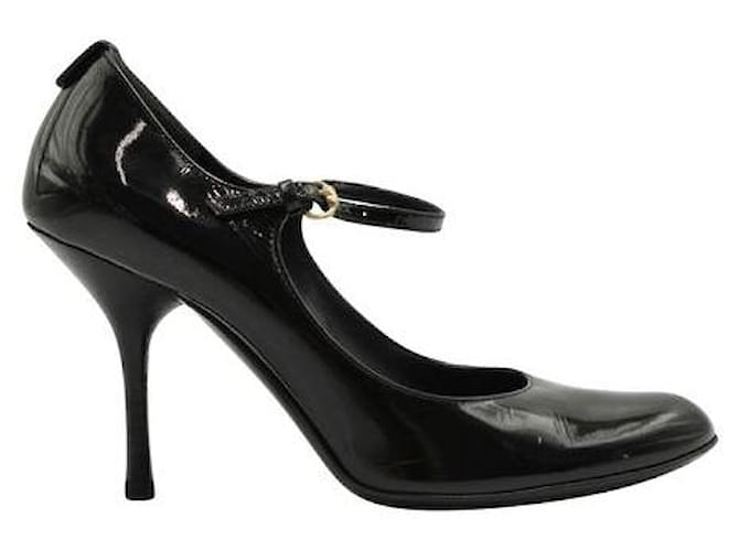 Zapatos de tacón Mary Jane de charol negro de Gucci  ref.1284908