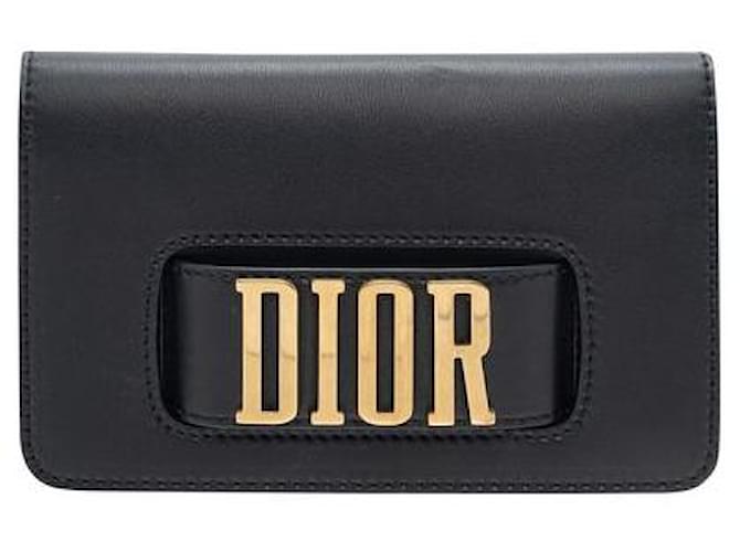 Dior Dio(R)Bolsa EVOLUTION Preto Couro  ref.1284972