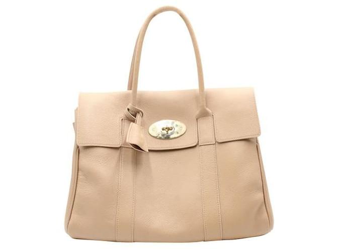 Sac Bayswater rose poussiéreux Mulberry Cuir  ref.1285028
