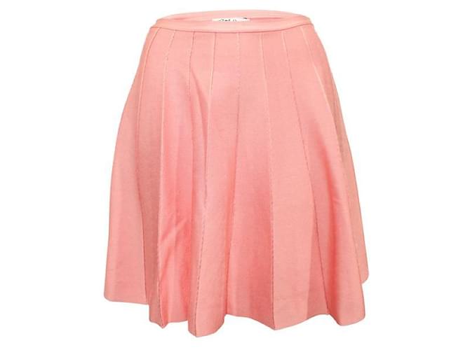 Dior Pink Circle Skirt Viscose Polyamide Lycra  ref.1285055