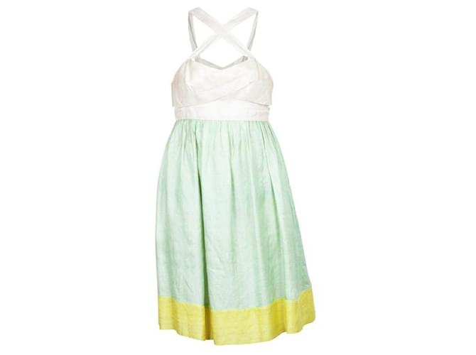 PROENZA SCHOULER Green Sleeveless Dress Multiple colors  ref.1285168