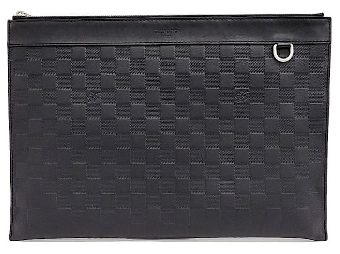 Louis Vuitton  Damier Infini Discovery Pochette GM Black  ref.1285178
