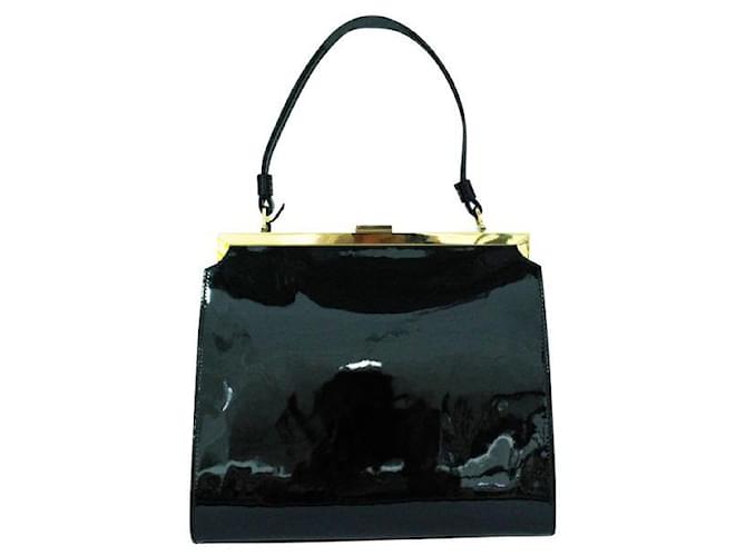 Mansur Gavriel Elegant Black Patent Leather Handbag  ref.1285194