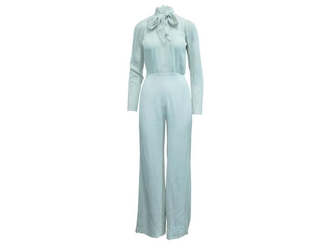Reformation White Maxi Jumpsuit with Open Back  ref.1285198