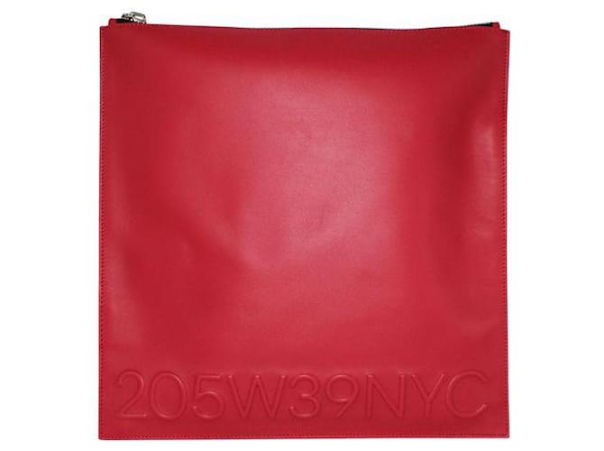 Autre Marque Contemporary Designer Red 205W39NYC Clutch Leather  ref.1285261