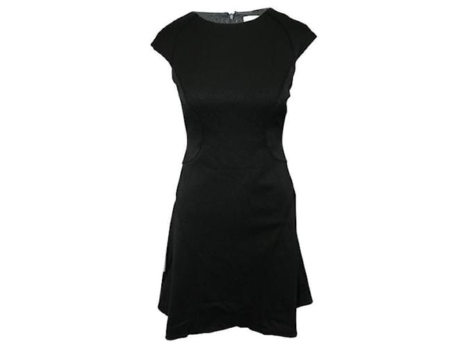 Autre Marque CONTEMPORARY DESIGNER Black Flare Dress Acrylic  ref.1285434