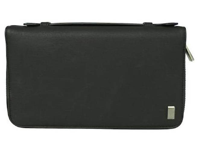 Alfred Dunhill Organisateur Dunhill noir Toile  ref.1285469