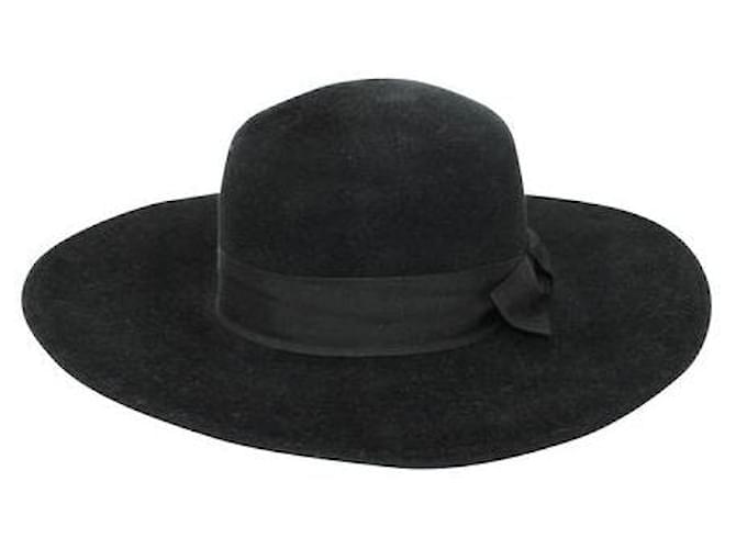 Cappello di pelliccia di coniglio nero Gucci  ref.1285498