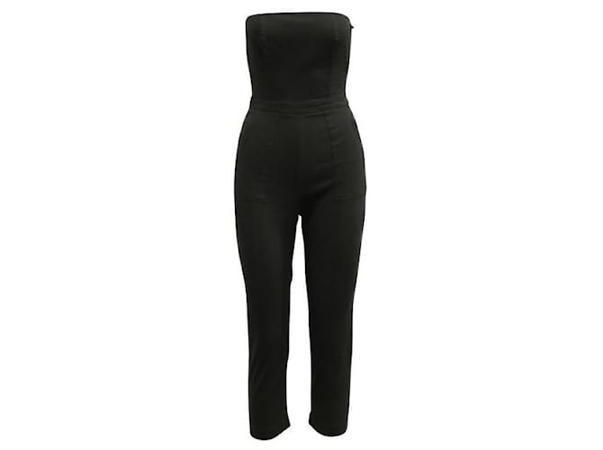 REFORMATION Elegant Black Sleeveless Jumpsuit  ref.1285510