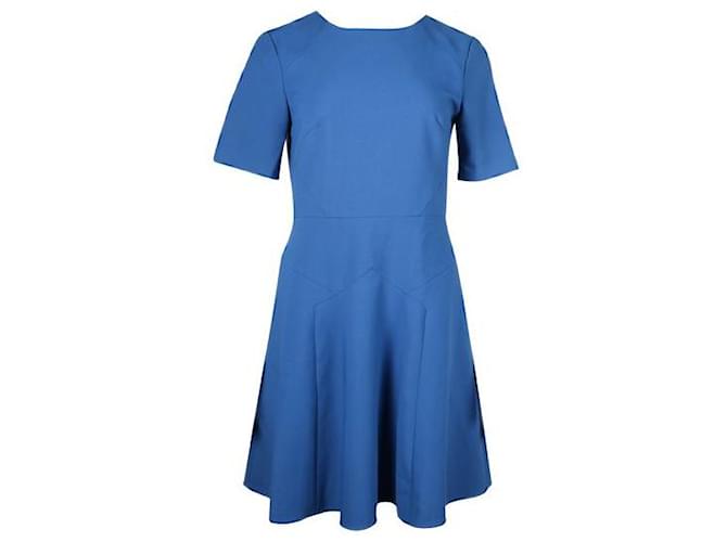Autre Marque CONTEMPORARY DESIGNER Blue A-Line Dress Polyester Viscose  ref.1285522