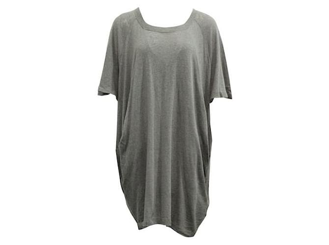Tsumori Chisato Robe T-Shirt Grise Coton Rayon  ref.1285583