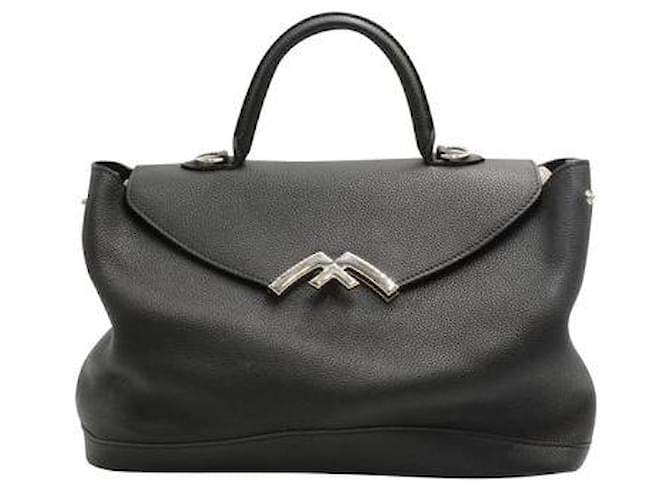 Moynat Medium Gabrielle Bag Black Leather  ref.1285775