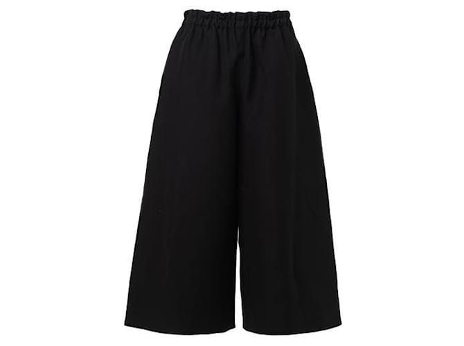 Gucci Pantalones cortos de pierna ancha Negro Viscosa Elastano  ref.1285904