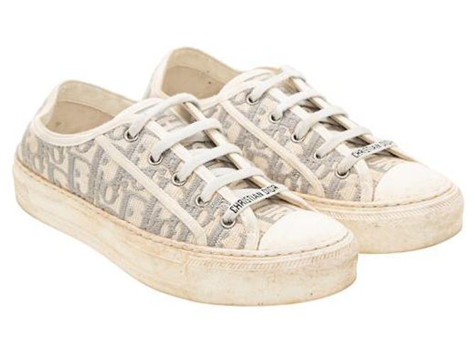 Walk'n'Dior – Grauer, schräger Sneaker