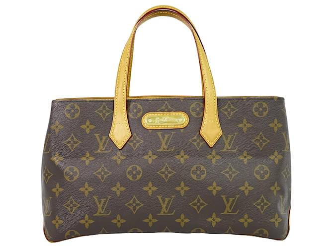 Louis Vuitton Wilshire Brown Cloth  ref.1285917