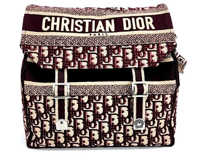 Dior Oblique Diorcamp Messenger Bag Dark red  ref.1285927