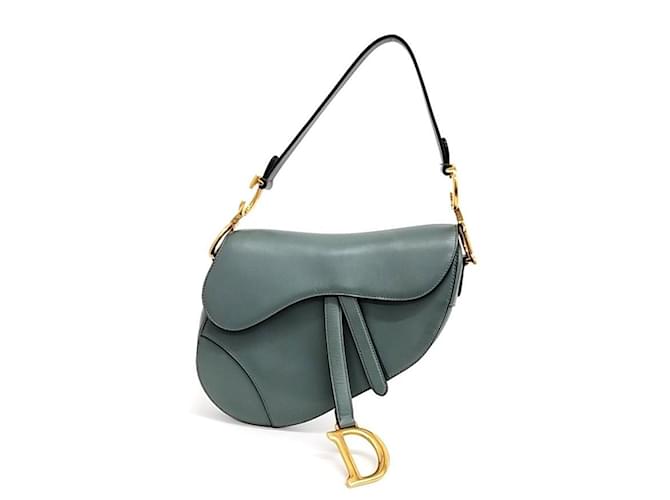 Dior Saddle Bag + Strap Green  ref.1285965