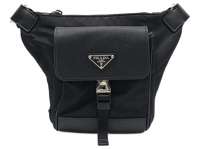 Prada messenger bag Black  ref.1286001