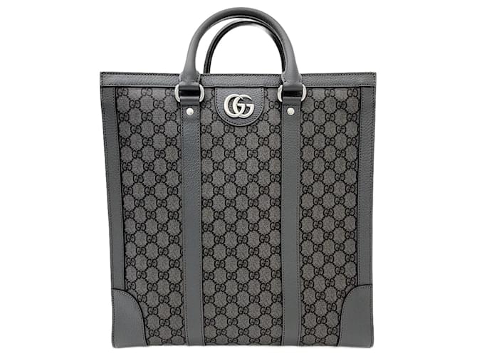 Bolso tote mediano Gucci Ophidia (731793) Gris  ref.1286004
