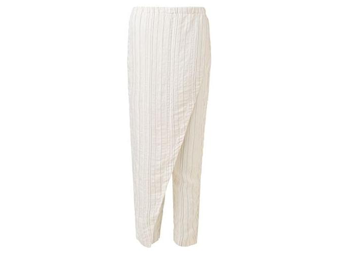 Autre Marque Pantalones de diseñador contemporáneo Yigal Azrouel con superposición de falda Blanco Poliéster Nylon Rayo  ref.1286089