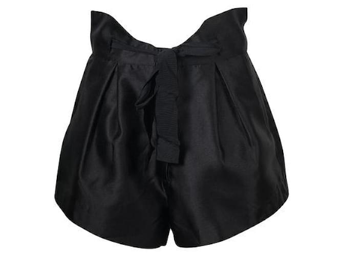 Autre Marque Contemporary Designer Black Bowie Shorts Polyester  ref.1286105