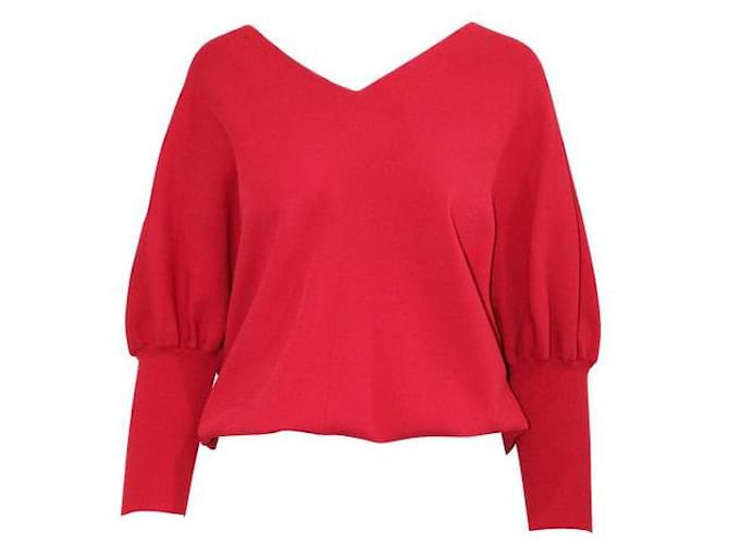 Valentino Red Blouse Polyester Viscose  ref.1286118