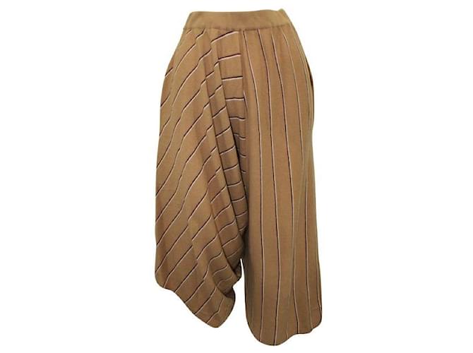 Stella Mc Cartney Stella Mccartney Loose Fitting Woolen Pants Brown  ref.1286157