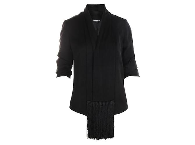 Alexander Wang Black Jacket With Pompoms Polyester Acetate  ref.1286183
