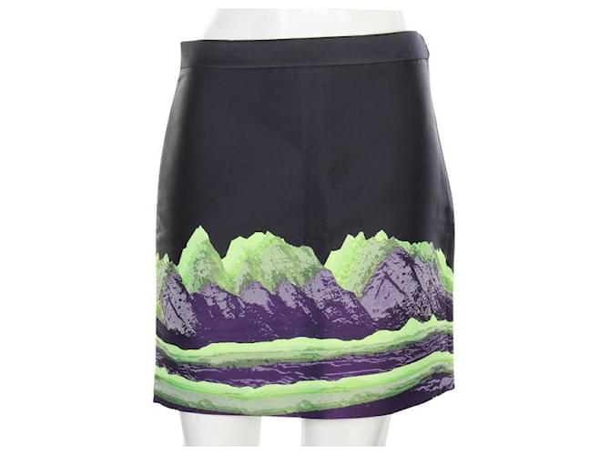 Alexander Wang Black and neon Skirt Polyester  ref.1286270