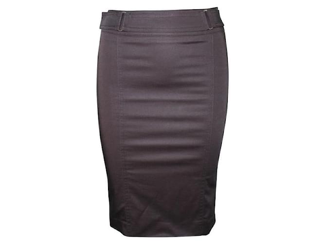 Gucci Brown Midi Skirt Cotton  ref.1286317