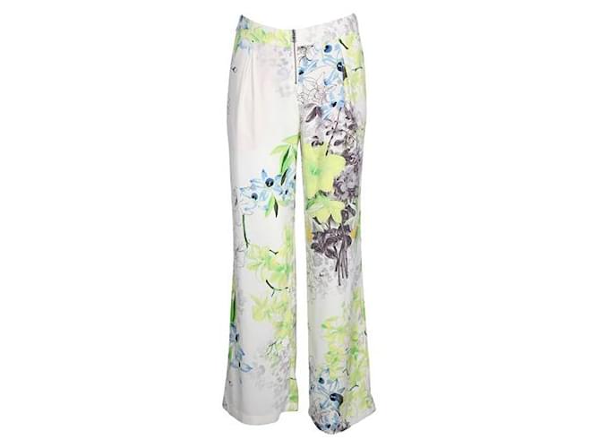 Autre Marque CONTEMPORARY DESIGNER Floral Pants Silk  ref.1286318