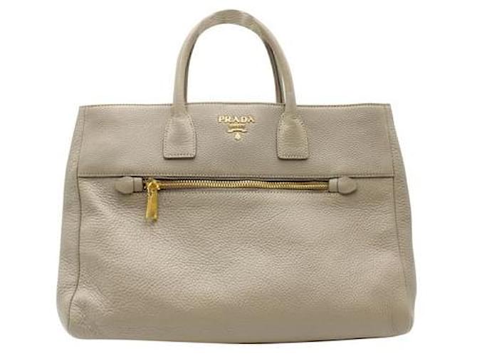 Prada Taupe Shoulder Bag with Detachable Crossbody Strap  ref.1286439