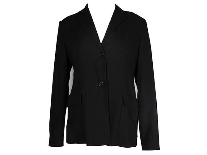 Zucca Stripe Black Jacket Triacetate  ref.1286444