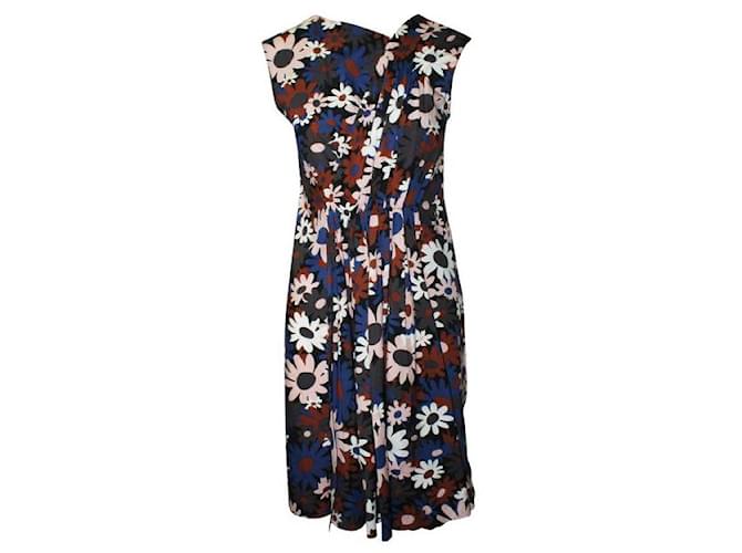 Marni Pleated Floral Cotton Dress  ref.1286473