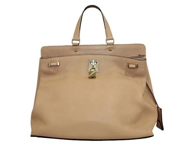 Valentino Light Brown Joylock Handle Bag  ref.1286489