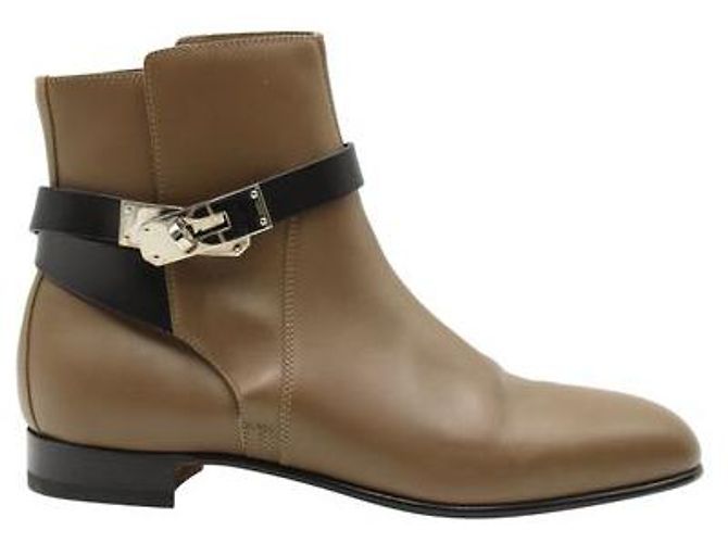 Botas HERMÈS Neo con cierre Kelly en marrón Castaño