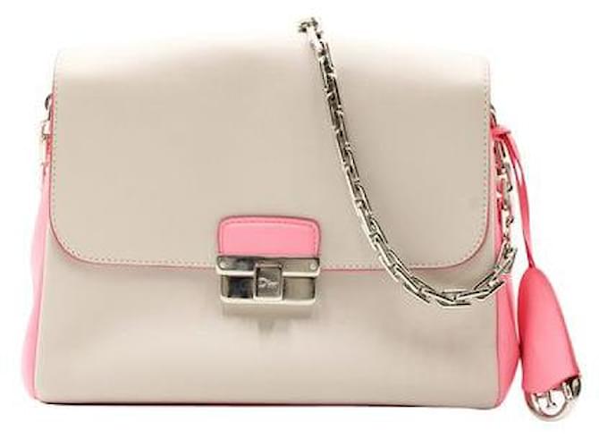 Dior Beige & Pink Diorling Shoulder Bag  ref.1286593