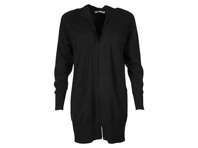 Autre Marque Contemporary Designer Raglan Sleeve Cashmere Black Cardigan  ref.1286697
