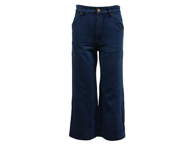 Isabel Marant Etoile Blue 3/4 Length Jeans Cotton  ref.1286721