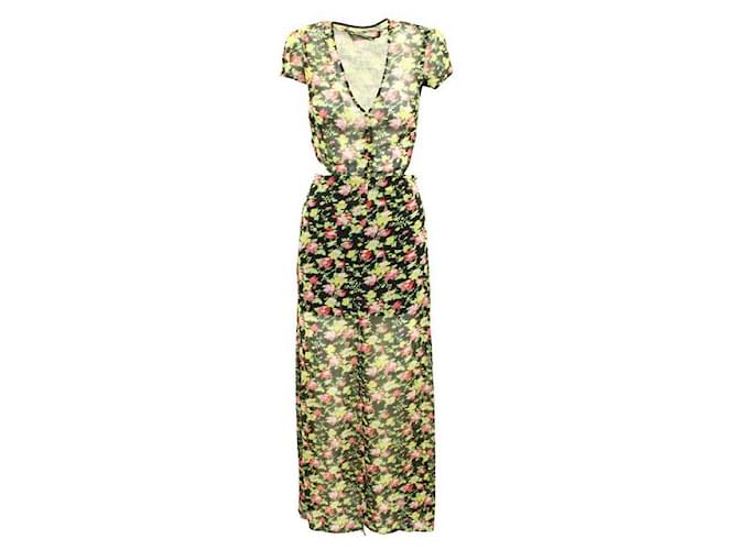 Reformation Floral Maxi Dress With Open Back  ref.1286796