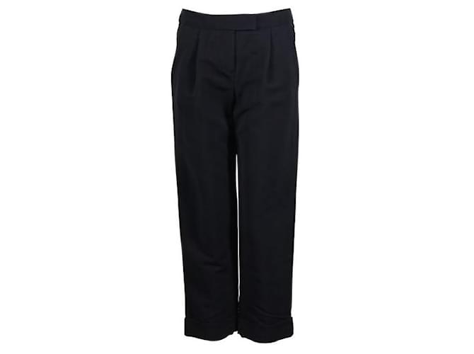 Alexander Wang Navy Blue Pants 7/8 Wool Viscose  ref.1286863