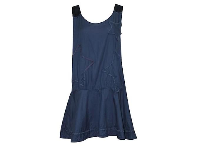 Tsumori Chisato Loose Fitting Dark Blue Dress Cotton  ref.1286865