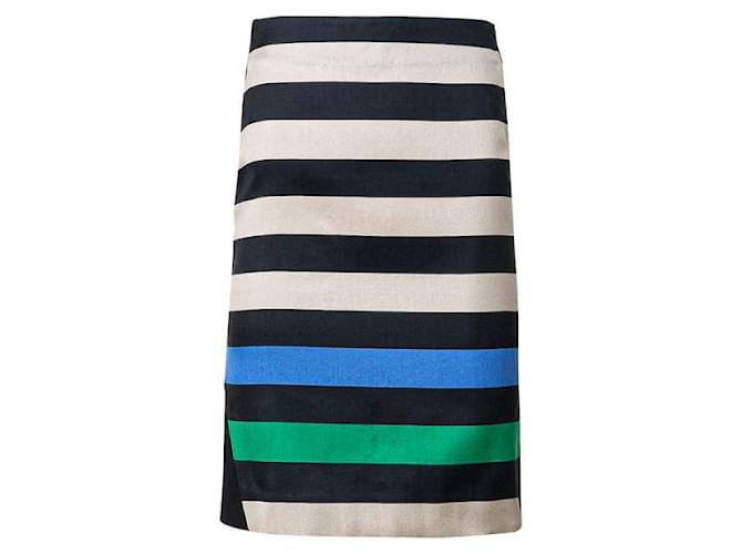 Diane Von Furstenberg Striped Skirt Multiple colors Cotton  ref.1286894