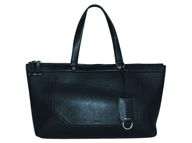 Bally Black Tote Leather  ref.1286914