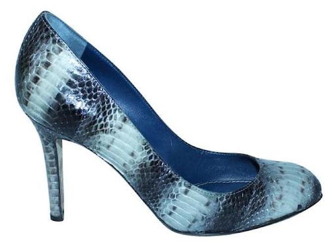 Sergio Rossi Snakeskin Leather Pumps  ref.1286927