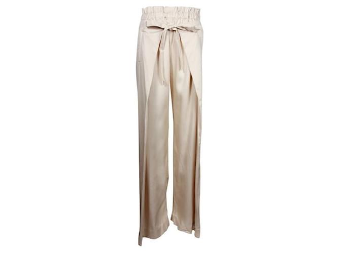 Autre Marque Pantaloni pigiama beige Tencel  ref.1286961