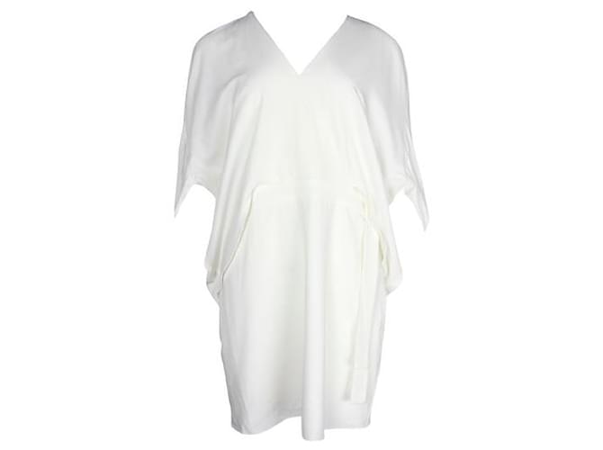 Autre Marque Contemporary Designer Ivory Mini Dress Cream Polyester  ref.1287009